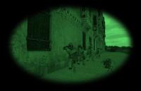Recon troop covering road in Somato